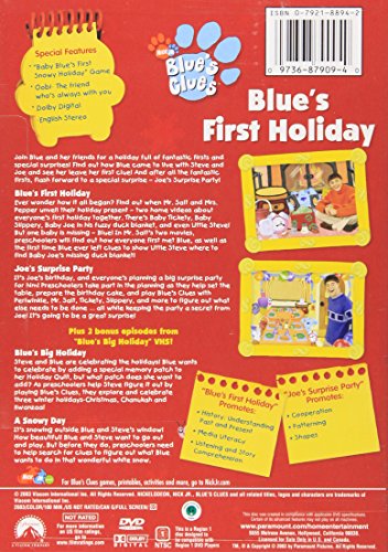 Blue's Clues : Blue's First Holiday - DVD - www.Shopthatapp.com
