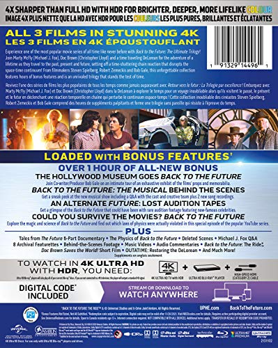 Back to the Future: The Ultimate Trilogy - 4K/Blu-Ray - www.Shopthatapp.com
