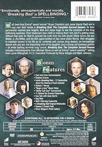 Breaking Bad: The Complete Second Season - DVD - www.Shopthatapp.com