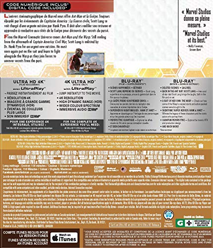 Ant-Man And The Wasp - 4K/Blu-Ray (Used)