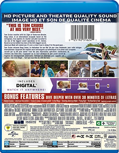 American Made - Blu-Ray/DVD (Used) - www.Shopthatapp.com