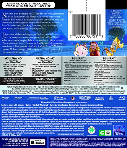 Beauty and the Beast - 4K/Blu-Ray - www.Shopthatapp.com