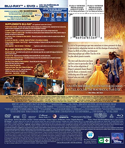 Beauty and the Beast - Blu-Ray/DVD - www.Shopthatapp.com