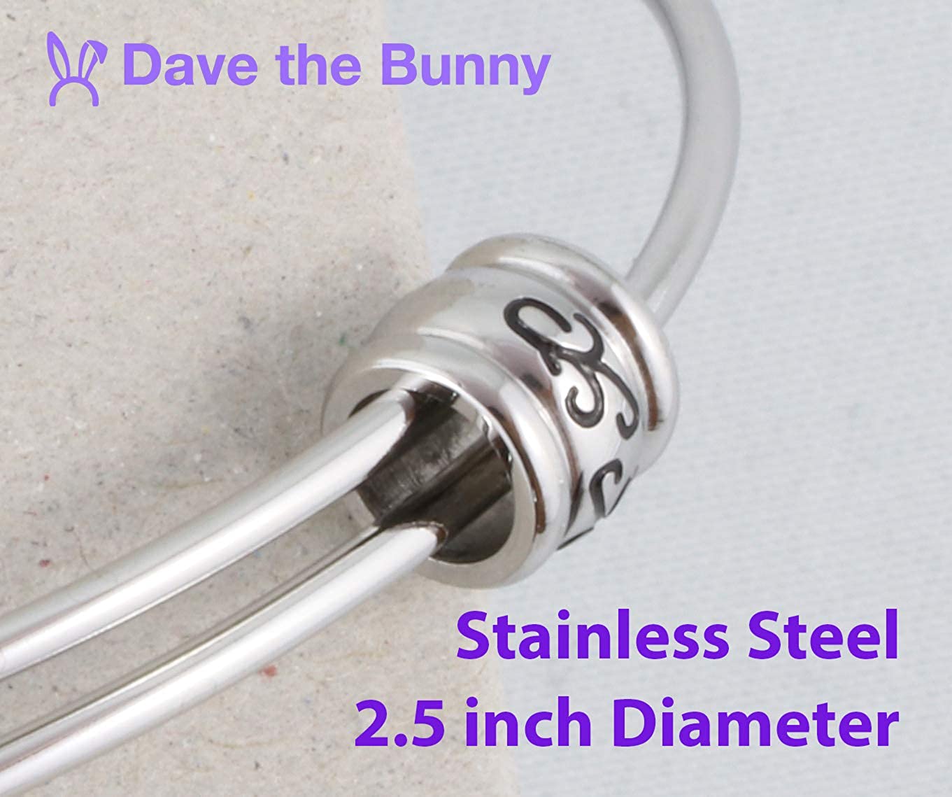 Emerald Park Jewelry I Love (Heart) Sewing Charm Fancy Bangle - www.Shopthatapp.com