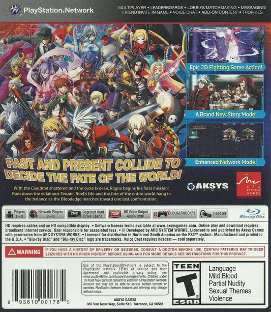 BlazBlue: Chrono Phantasma (usagé) - www.Shopthatapp.com