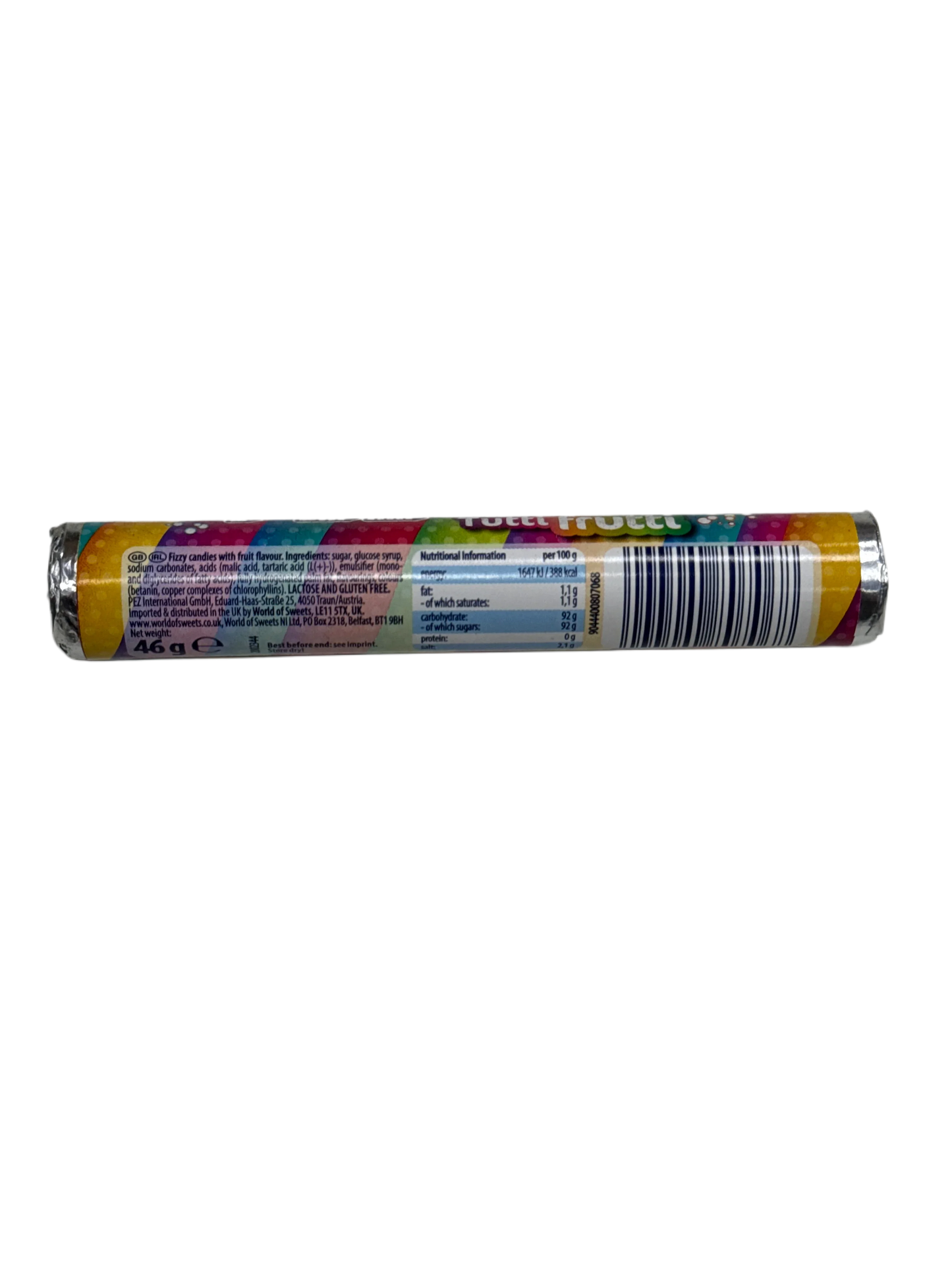 Pez Fizzy Tutti Fruitti Candies 46G - U.S Edition - www.Shopthatapp.com