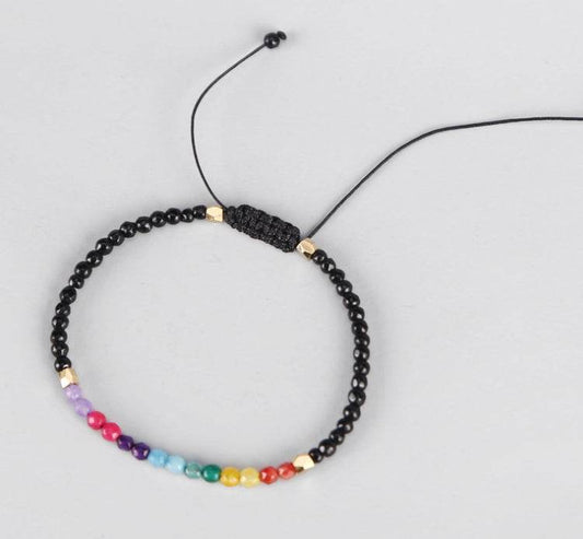 12 Constellation Lucky Stone 3MM Seven Chakra Bracelet - www.Shopthatapp.com