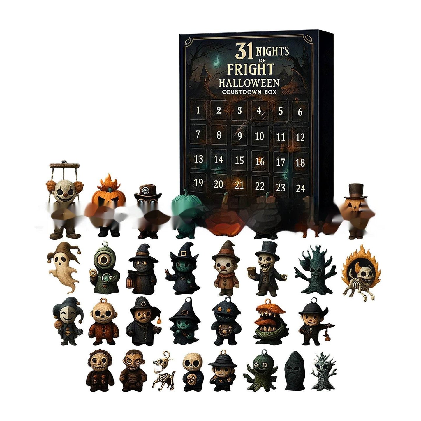 31 Night Scare Halloween Countdown Box With Doll Advent Countdown Blind Box - www.Shopthatapp.com