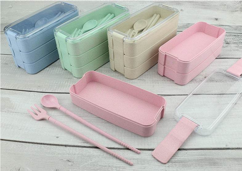 Microwave-Safe Multi Layer Lunch Box for Kids - www.Shopthatapp.com