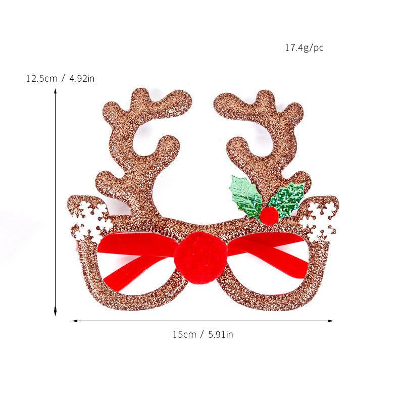 Christmas Creative Party Gathering Dress Up Glasses - www.Shopthatapp.com