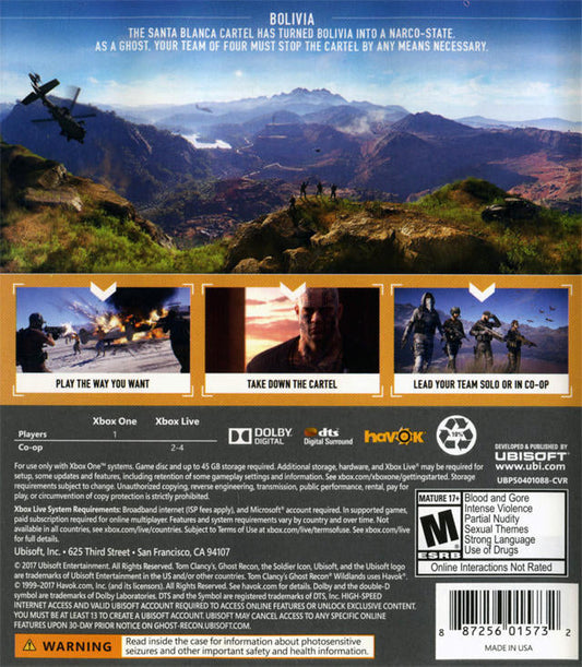 TOM CLANCY'S GHOST RECON - WILDLANDS (usagé) - www.Shopthatapp.com