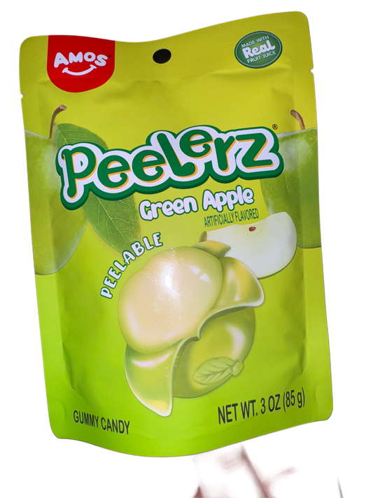 Amos Peelerz Gummy Green Apple 85G - U.S Edition - www.Shopthatapp.com