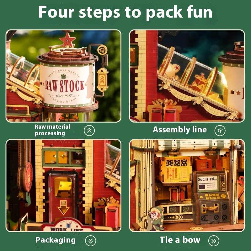 3D Puzzle Wooden Assembly Block Toy - www.Shopthatapp.com