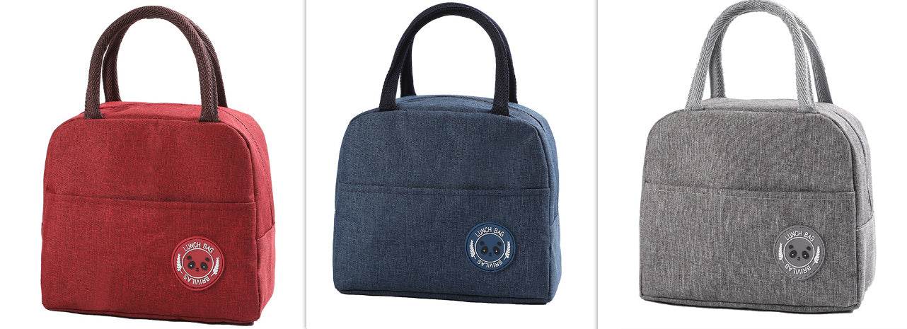 Oxford Cloth Lunch Box Bag with Aluminum Foil Insulation Layer - www.Shopthatapp.com