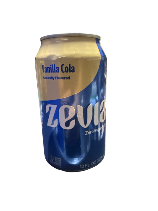 Zevia Zero Sugar Vanilla Cola Flavoured Soda 355ML - Canadian Edition - www.Shopthatapp.com