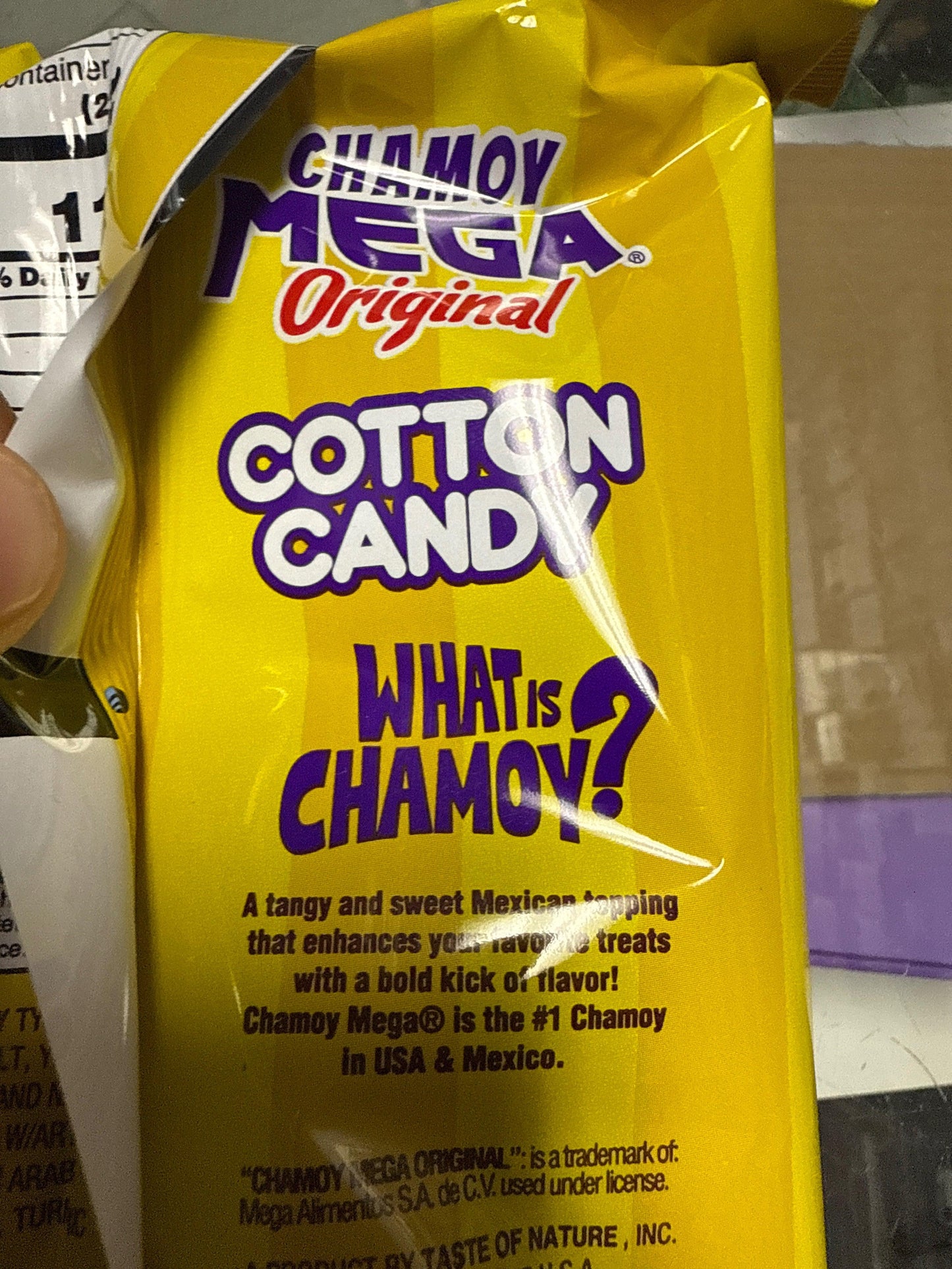 Chamoy Mega Original Mango-Chamoy Flavoured Cotton Candy 88G - U.S Edition - www.Shopthatapp.com