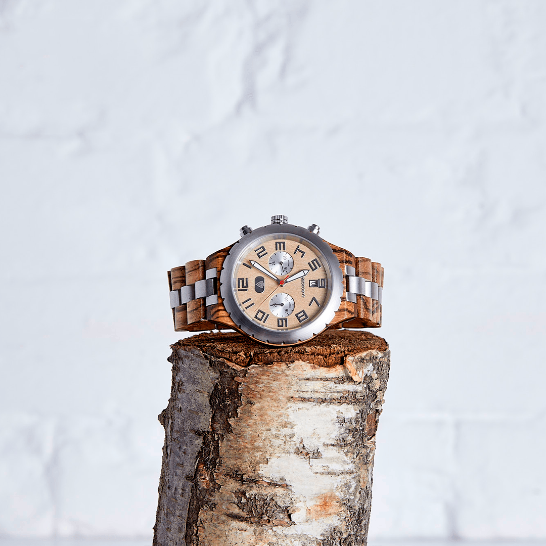 Le Bois de Santal : Montre en Bois pour Homme