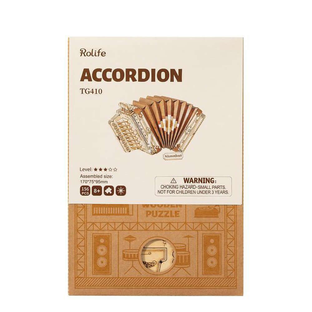 Accordion 3D DIY Wooden Model | Kidstoylover - Learn & Create - www.Shopthatapp.com