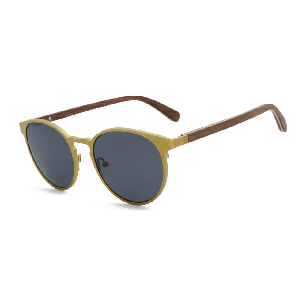 Perfect Storm - Titanium & Wood Sunglasses - www.Shopthatapp.com