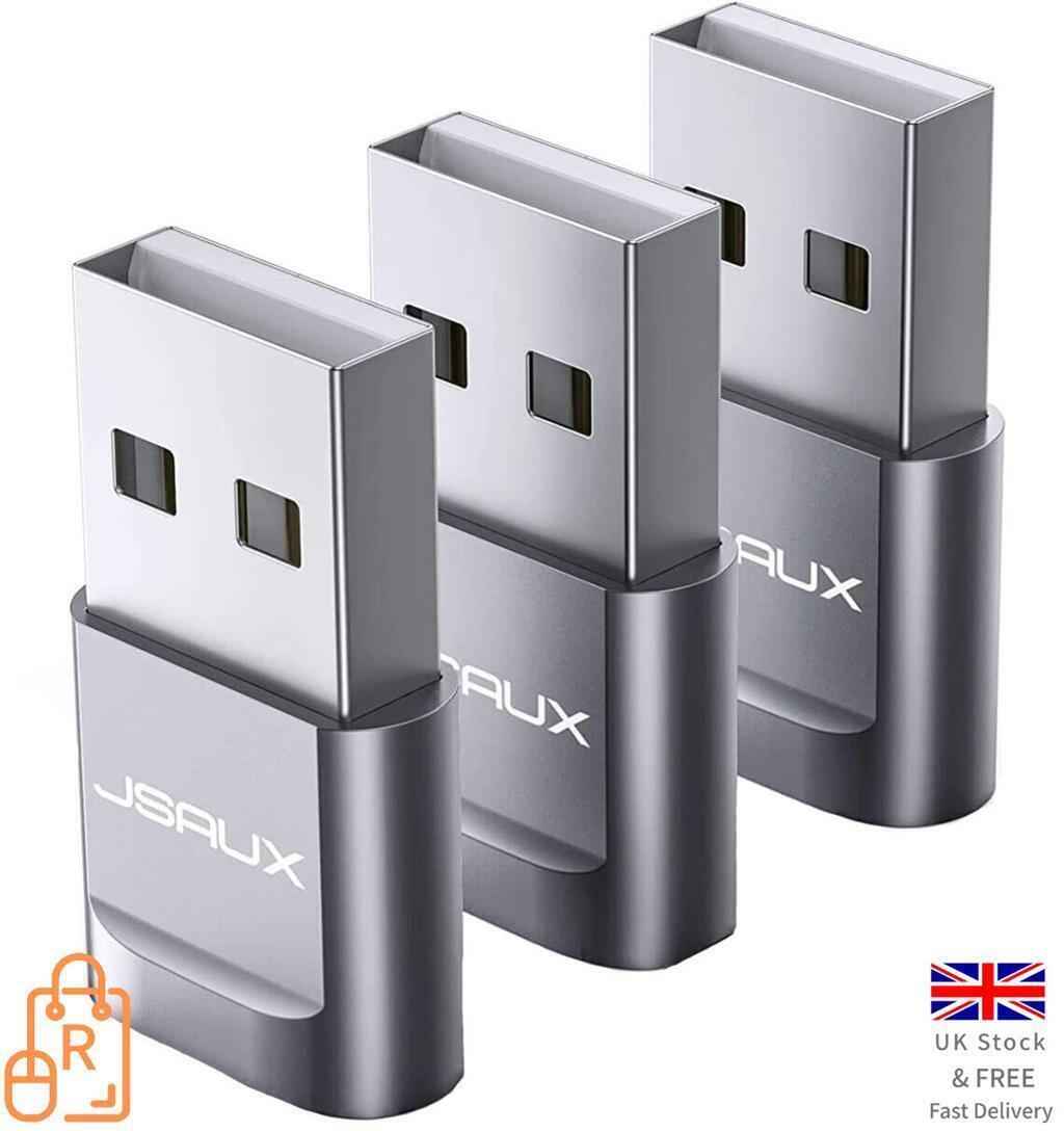 Premium USB Type C Female to USB A Male Adapter Converter Charger - Grey - www.Shopthatapp.com