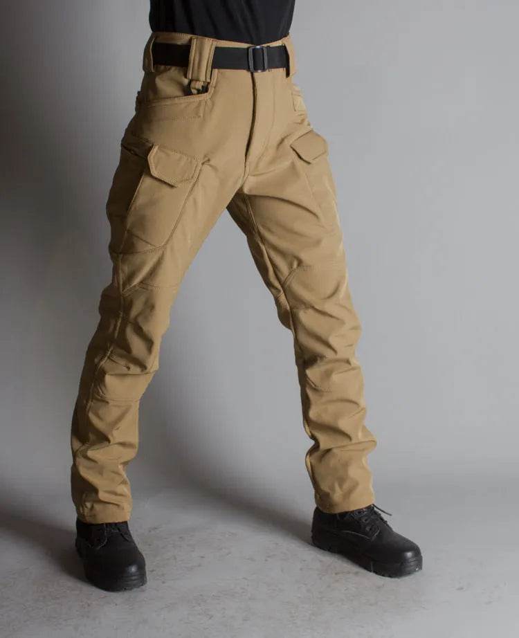 IX7 Shell Tactical Pants Men's Business Shirt Fleece Trousers Pant - www.Shopthatapp.com
