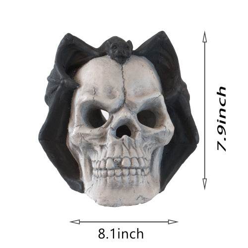 Halloween Décor - Fire Pit Demon Skull Gas Log For Ventless Vent Free, Electric, Outdoor Fireplace And Fire Pit, - www.Shopthatapp.com