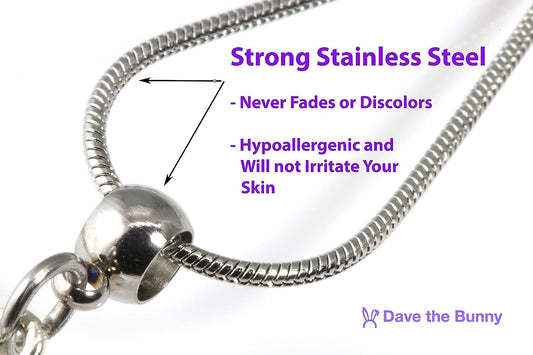 Ghost Necklace - Gothic Jewelry for Men and Women - Best Friend Gift - Spiritual Pendant - Trendy 100% Stainless Steel Chain Accessory - A Nice Ghost Pendant or Ghost Jewelry with Cute Ghost Charms - www.Shopthatapp.com