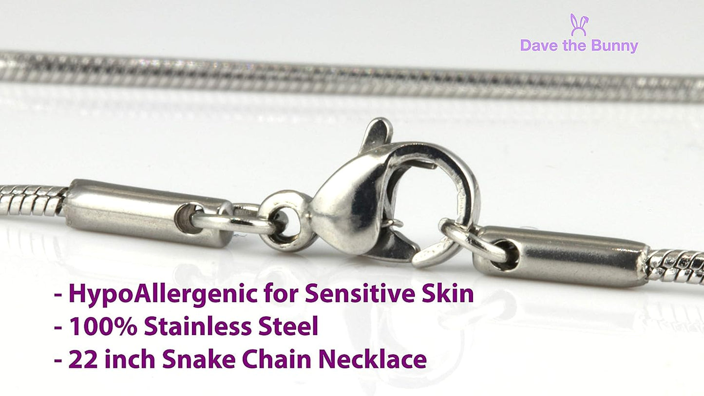 Collier fantôme - Bijoux gothiques pour hommes et femmes - Cadeau pour meilleur ami - Pendentif spirituel - Accessoire de chaîne tendance 100 % acier inoxydable - Un joli pendentif fantôme ou un bijou fantôme avec de jolies breloques fantômes