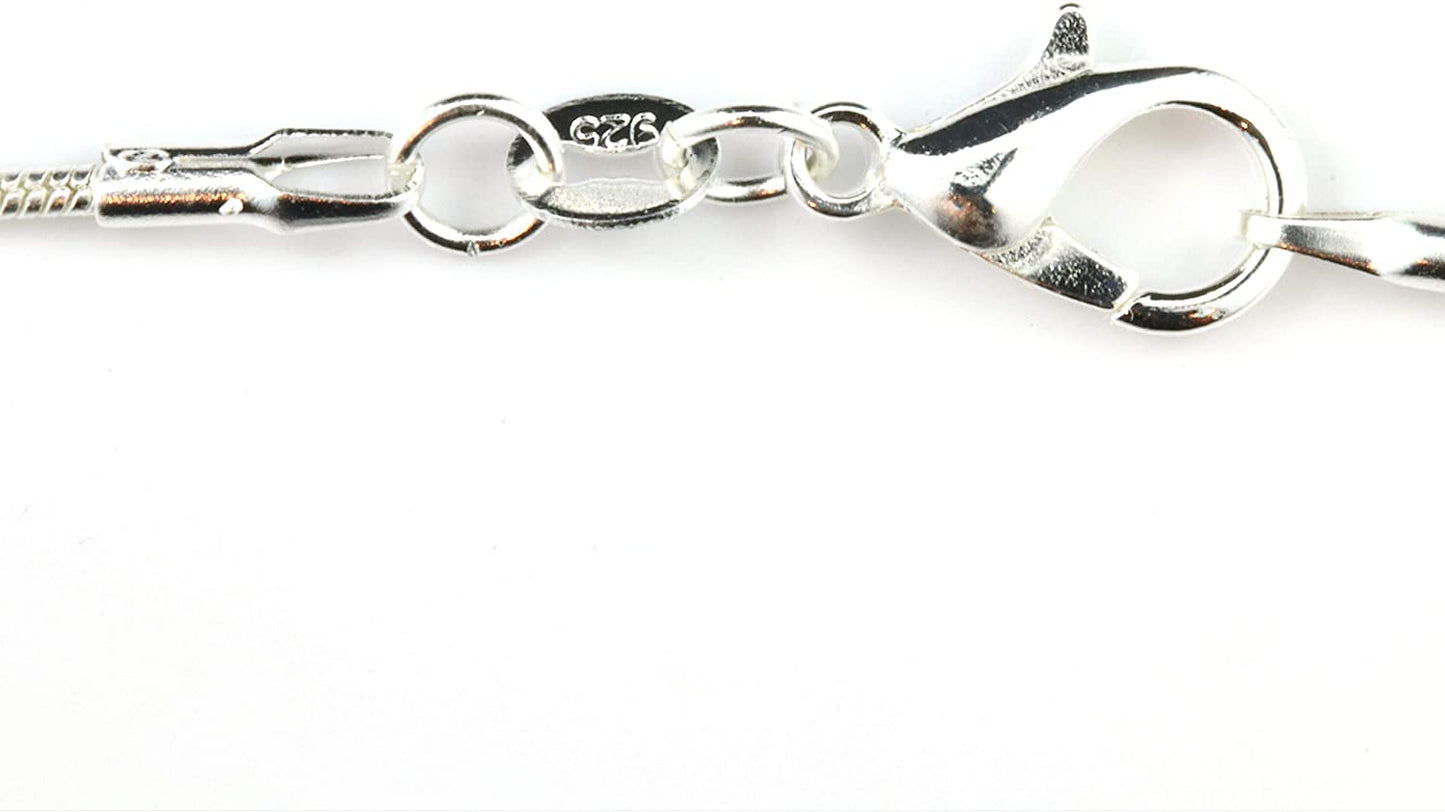 Koi Fisch Coi Charm Schlangenkette Halskette