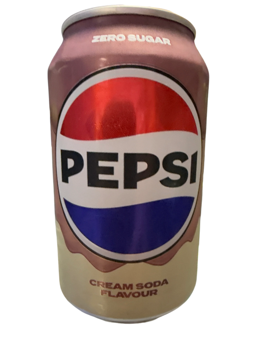 Pepsi Zero Cream Soda Flavoured Can 355ML - U.K Edition - www.Shopthatapp.com