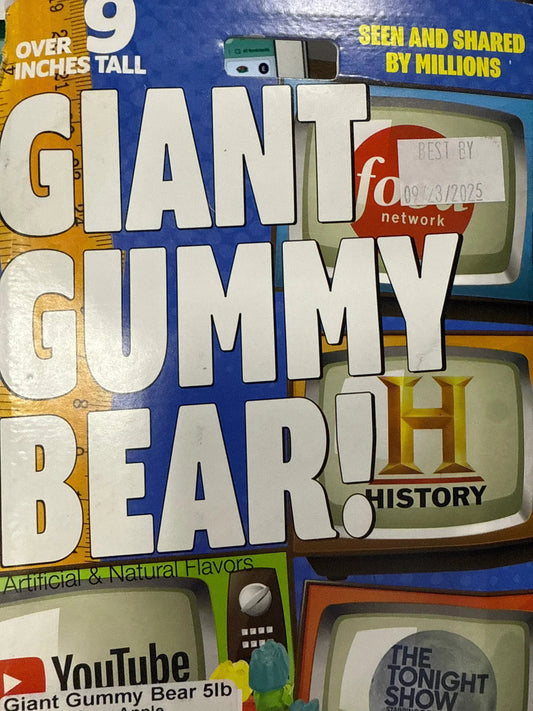 5 Pound Lime Flavoured Gummy Bear 2040G - U.S Edition - www.Shopthatapp.com