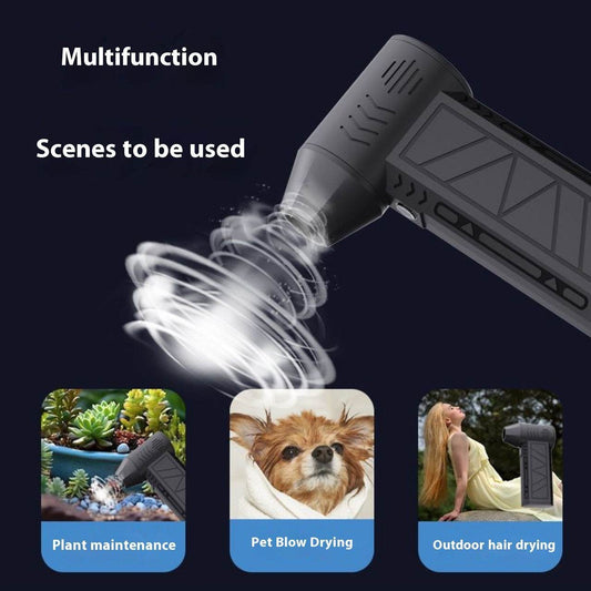 High-speed Mini Handheld Hair Dryer Dust Blow Dryer - www.Shopthatapp.com