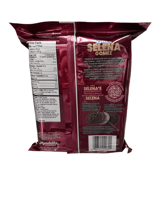 Oreo Selena Gomez Chocolate and Cinnamon Cream Cookies 303G - U.S Edition - www.Shopthatapp.com