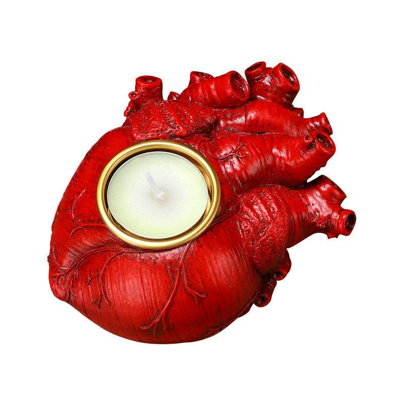 Halloween Heart Candlestick Decoration Horror Decoration Props - www.Shopthatapp.com