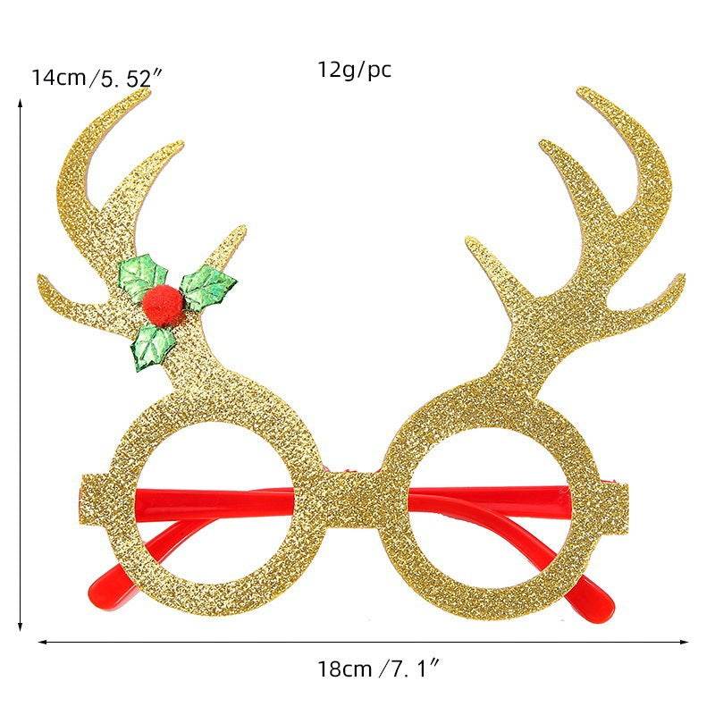 Christmas Creative Party Gathering Dress Up Glasses - www.Shopthatapp.com