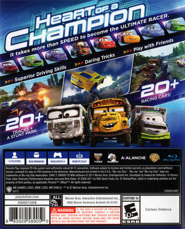 cars 3 - Driven to Win (usagé) - www.Shopthatapp.com