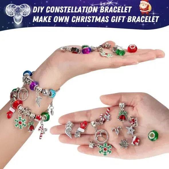 Advent Calendar 2024 Girls Zodiac Constellation Bracelet Making Kit, 24 Days Countdown Christmas Advent Calendar With 2 Sets DIY Bracelets, Horoscope Gifts For Girls TeensAge 5-18 - www.Shopthatapp.com