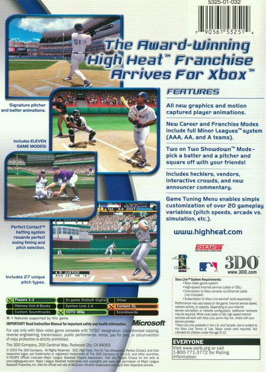 High Heat Major League Baseball 2004 (usagé) - www.Shopthatapp.com
