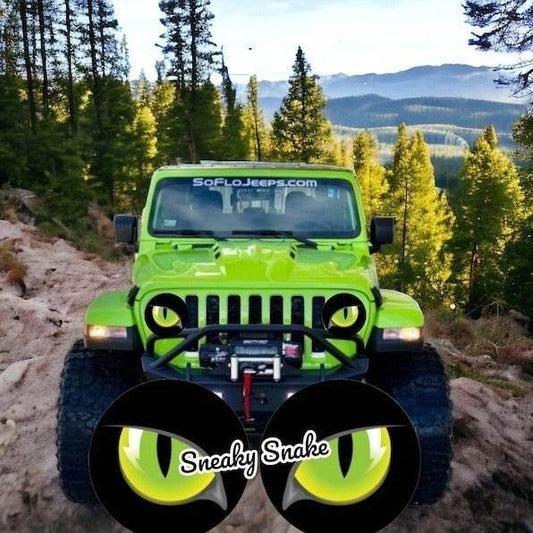 Car Headlight Decal Sticker