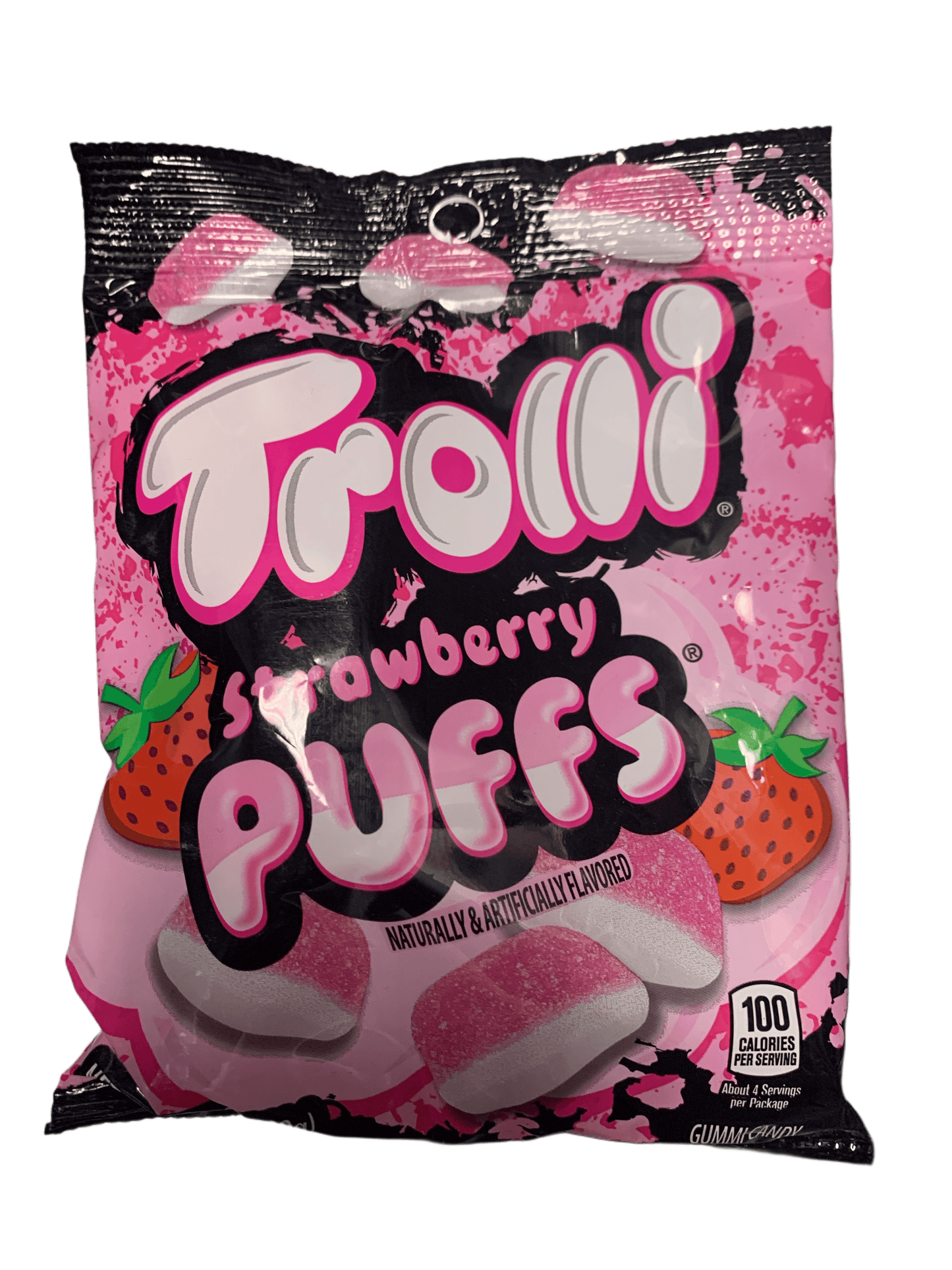 Trolli Strawberry Puffs Flavour 120G - U.S Edition