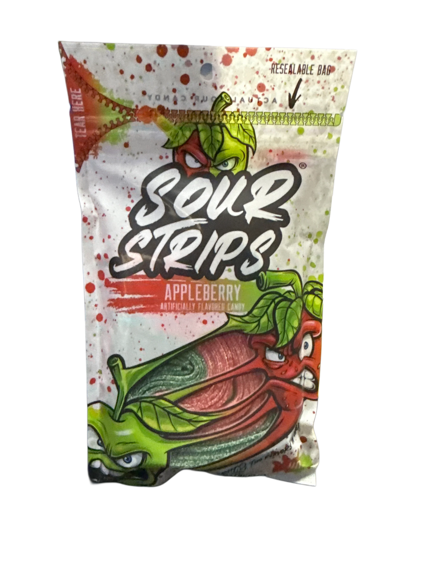 Sour Strips Appleberry Flavour 96G - U.S Edition - www.Shopthatapp.com