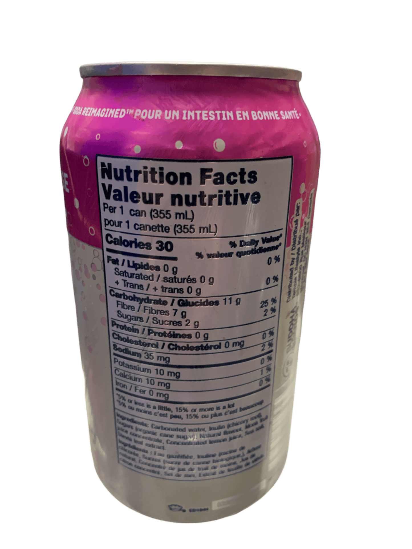 Thirsty Buddha Prebiotic Cream Soda Can 355ML - Canadian Edition