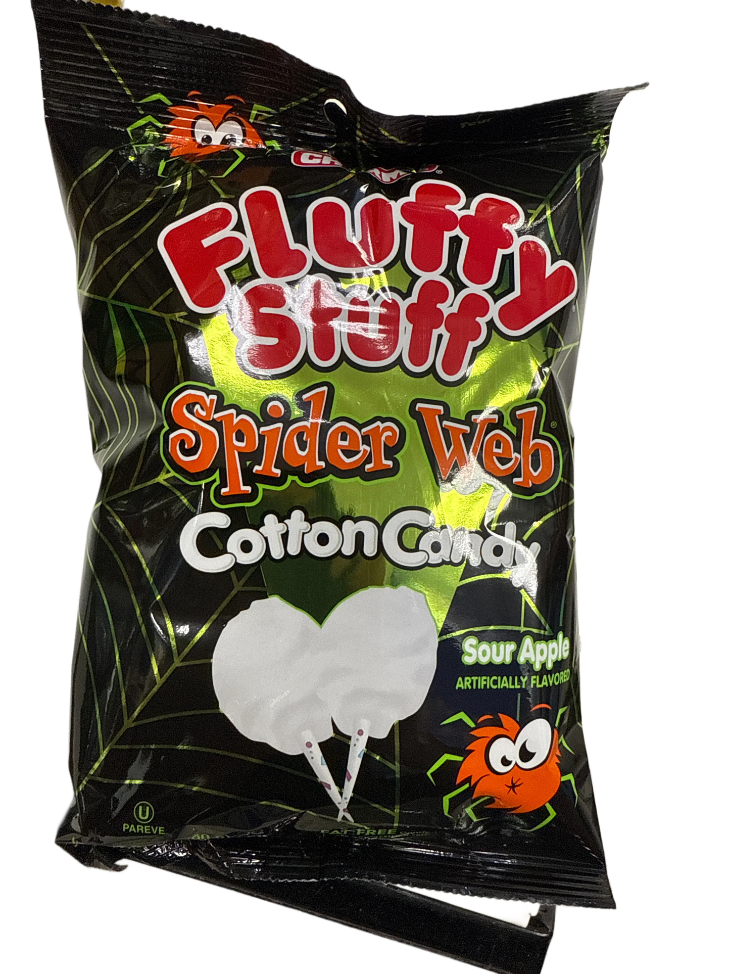 Charms Halloween Spiders Web Cotton Candy Sour Apple Flavour 60G - U.S Edition - www.Shopthatapp.com