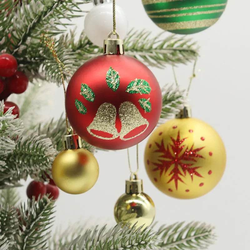 Christmas Decoration 6cm Electroplating Plastic Ball - www.Shopthatapp.com