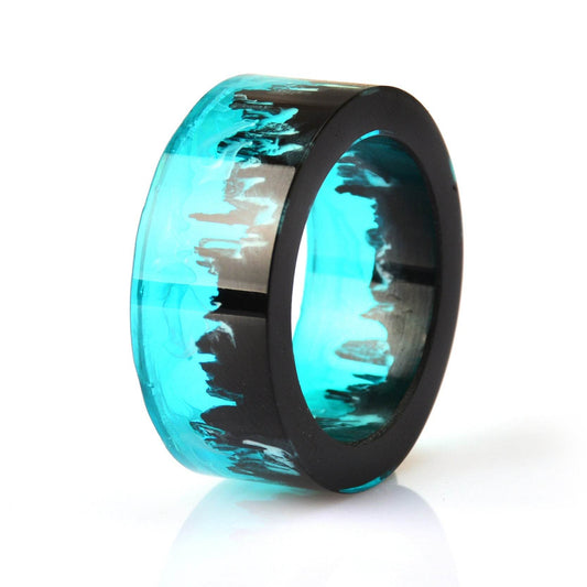 Blue Magic Magic Forest Small Diy Handmade Resin Ring - www.Shopthatapp.com