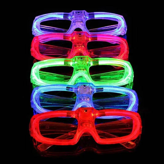 LED Glasses 2024 New Year Party Bar Concert Props Luminous Glasses - www.Shopthatapp.com