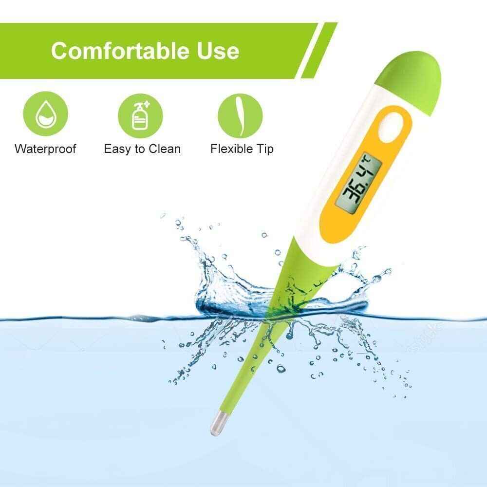 Digital Oral Thermometer, Rectal or Underarm Body Temperature, Baby, Adult,Child - www.Shopthatapp.com