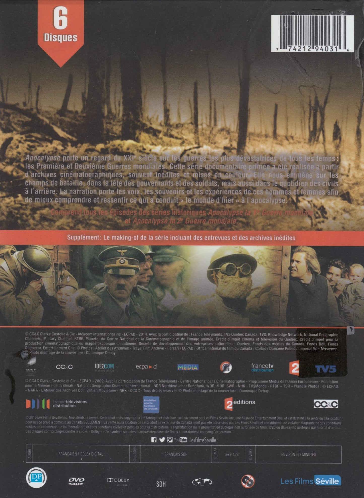 Apocalypse: Les Deux Guerres Mondiales - DVD