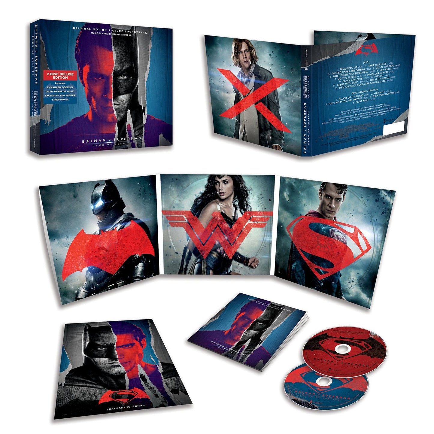 Batman v Superman: Dawn Of Justice - Original Motion Picture Soundtrack (Limited Deluxe 2CD) - www.Shopthatapp.com