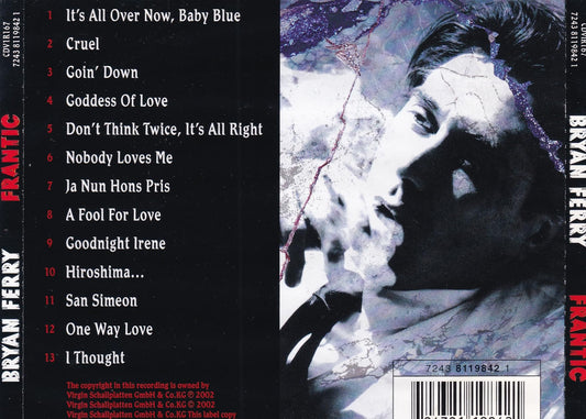 Bryan Ferry / Frantic - CD (Used) - www.Shopthatapp.com